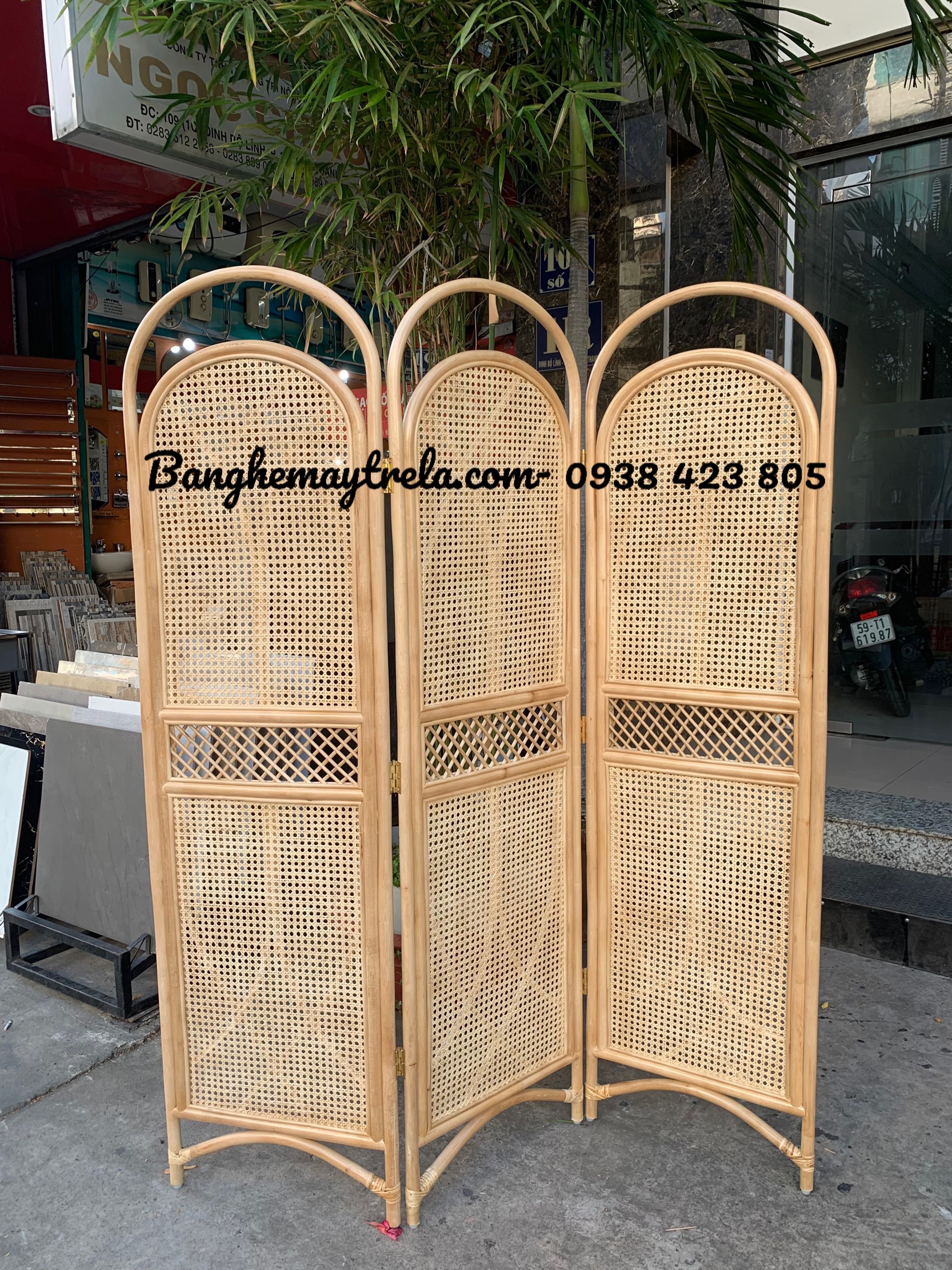 Bình phong mây tre giá rẻ